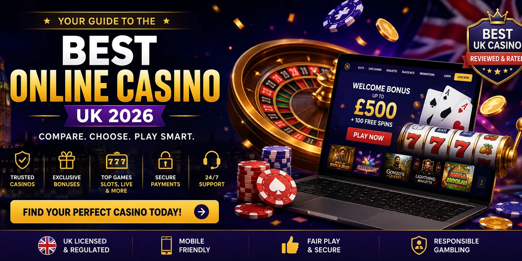 Best Online Casino Banner